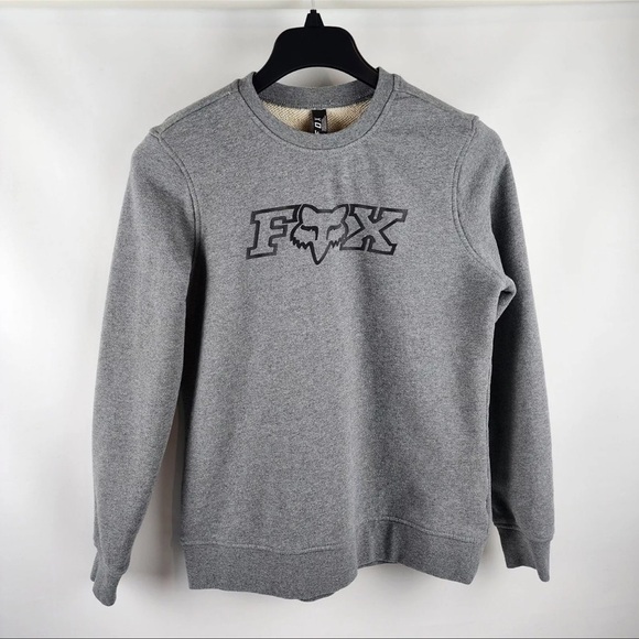 Fox Racing | Sweatshirt Womens | Medium Fheadx Crew Fleece Heather Graphite Gray - Picture 1 of 4